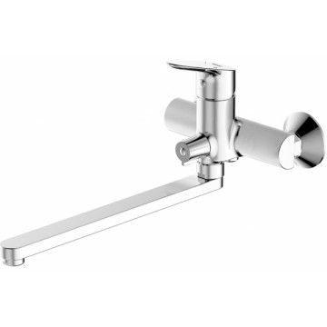 Смеситель для ванны с длинным изливом Bravat Drop F64898C-L