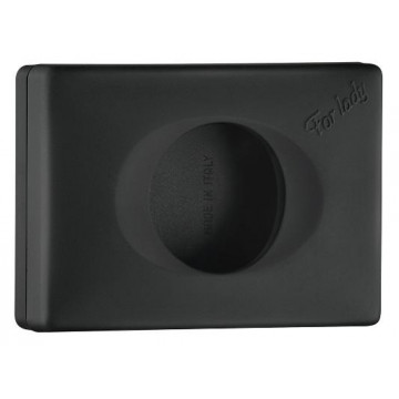 Диспенсер для гигиенических пакетов пластиковый Nofer Black 04029.BK черный
