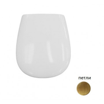Сиденье с крышкой для унитаза Artceram Azuley AZA001 01 72 bi/br белый