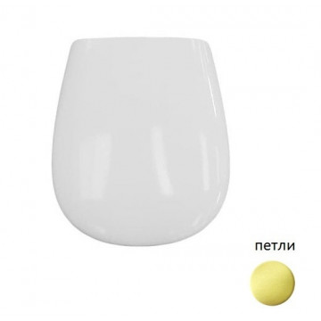 Сиденье с крышкой для унитаза Artceram Azuley AZA001 01 73 bi/oro белый