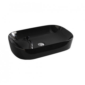 Раковина накладная Artceram Ghost GHL002 03 00 nero lucido*0 черный