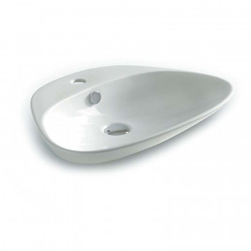 Раковина накладная Artceram Plettro Quadro PTL002 01 00 bi белый