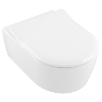 Унитаз подвесной Villeroy&Boch Avento Plus 5656RSR1 с сиденьем микролифт