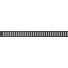 Решетка для лотков (Нержавеющая сталь матовая) AlcaPlast PURE-1450BLACK