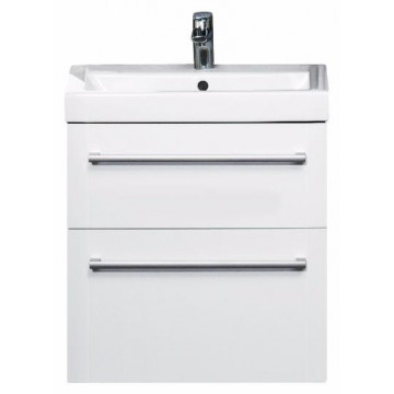 Тумба с раковиной Villeroy&Boch 2DAY2/SUBWAY 2.0 A98100E4+71136001, белый глянец