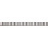 Решетка для лотков AlcaPlast LINE-750L нержавеющая сталь глянцевая
