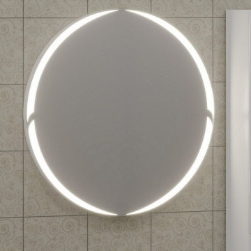Зеркало Санта Сатурн 80х85 см 900516 с LED-подсветкой