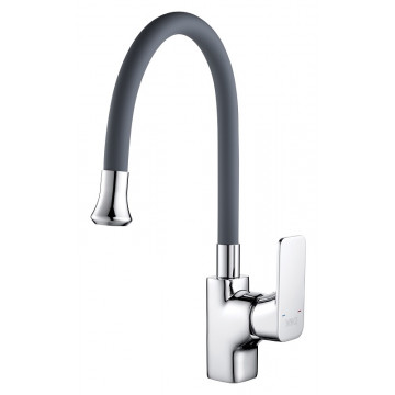 Смеситель для кухни D&K Berlin.Freie DA1432901 с гибким изливом