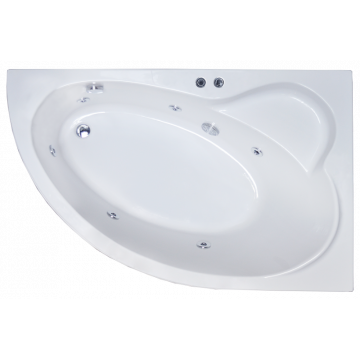 Гидромассажная ванна Royal Bath Alpine Standart 140x95x58 R