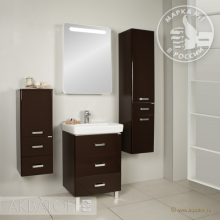 Тумба Акватон Америна 60 М 1A168901AM430 темно-коричневая