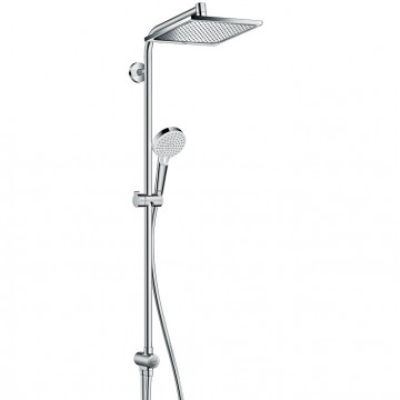 Душевая система Hansgrohe Crometta E 240 1jet Showerpipe Reno EcoSmart 27289000