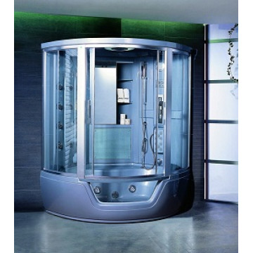 Кабины Appollo с гидромассажем и паром GUCI-861 БЕЛАЯ 150х150х222