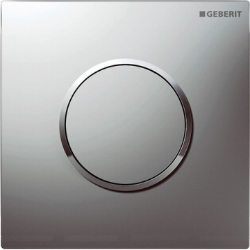Клавиша смыва Geberit Sigma 10 116.015.KN.1, хром глянец/хром матовый, для писсуаров
