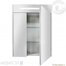 Зеркальный шкаф Акватон Сильва 50 1A215502SIW7L дуб полярный