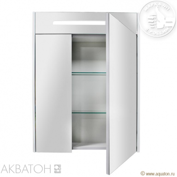Зеркальный шкаф Акватон Сильва 50 1A215502SIW7L дуб полярный
