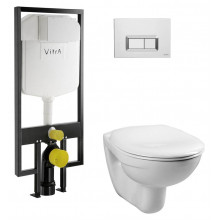 Подвесной унитаз с инсталляцией комплект Vitra Normus 9773B003-7200