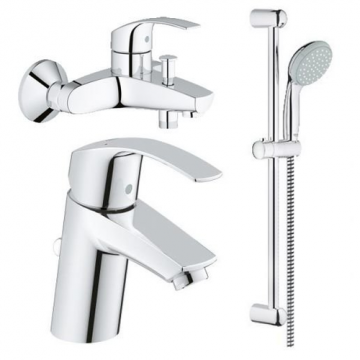 Комплект / Набор смесителей Grohe 3 в 1 Eurosmart 2015 123570 (124446)