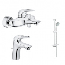 Комплект / Набор смесителей Grohe 3 в 1 Eurostyle New 124416