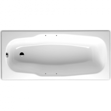 Стальная ванна Koller Pool Atlantica 180x80 B80JTI00E с отверстиями, с anti-slip