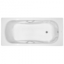 Стальная ванна Roca Princess-N 150x75 2204E0000 с ручками и с ножками в комплекте