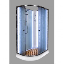 Душевая кабина Deto EM 1511 R N с LED-подсветкой