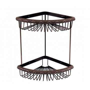 Полка угловая Lemark Jasmine LM6682ORB двухярусная