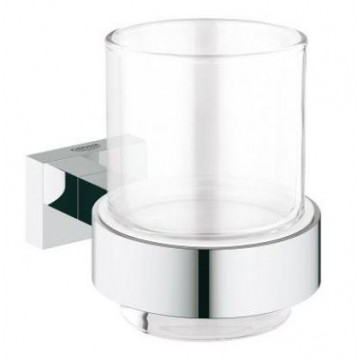 Стакан с держателем Grohe Essentials Cube 40755001