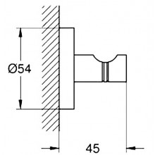 Крючок Grohe Essentials 40364001