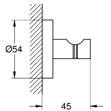 Крючок Grohe Essentials 40364001
