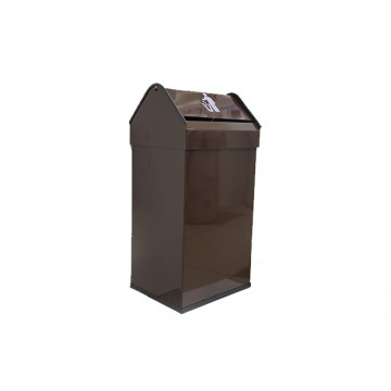 Мусорное ведро 41 л Nofer Paper 14118.2 Br коричневое