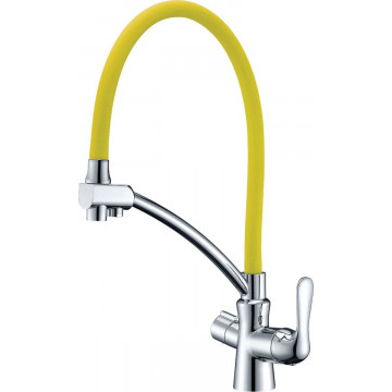 Смеситель Lemark Comfort LM3070C Yellow для кухни