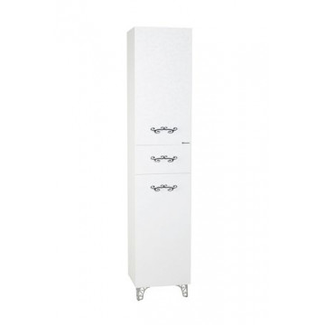 Пенал Bellezza МАРГАРИТА 40 L, напольный, без бельевой корзины, цвет - белый, 40*190*35 см