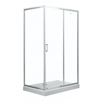 Душевой уголок  Aquanet SD-1300A 80+SP-0800A, прозрачное стекло 209407+209409