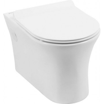 Подвесной унитаз Aquanet Rimless Roll-W CL-12249D с сиденьем Soft Close 210766