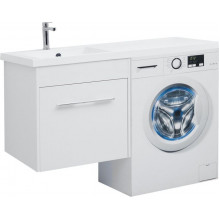 Тумба с раковиной Aquanet Августа 120 L белый 239781