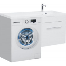 Тумба с раковиной Aquanet Августа 120 R белый 239782