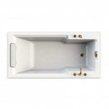 Акриловая ванна Радомир Fra Grande Руссильон золото, комплект панелей 4-01-3-0-1-424