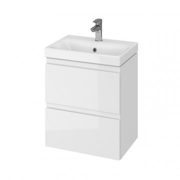 Тумба под раковину Cersanit Moduo Slim 50 белая SB-SZ-MOD-MO50Sl/Wh