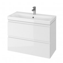 Тумба под раковину Cersanit Moduo Slim 80 белая SB-SZ-MOD-MO80Sl/Wh