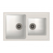 Кухонная мойка Ewigstein Elegant 80D 78х48 см, иней
