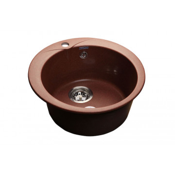 Мойка кухонная GranFest Rondo GF-R480 красный марс