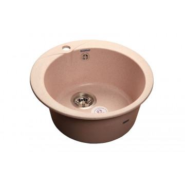 Мойка кухонная GranFest Rondo GF-R480 светло-розовый