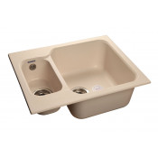 Мойка кухонная GranFest Standart GF-S615K белый