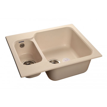 Мойка кухонная GranFest Standart GF-S615K белый