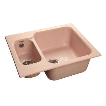 Мойка кухонная GranFest Standart GF-S615K светло-розовый