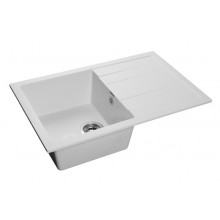 Кухонная мойка GranFest Quadro GF-Q780L 78х50 см, белый