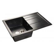 Кухонная мойка GranFest Quadro GF-Q780L 78х50 см, черный