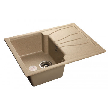 Мойка кухонная GranFest Standart GF-S680L 68x50 см, песочный
