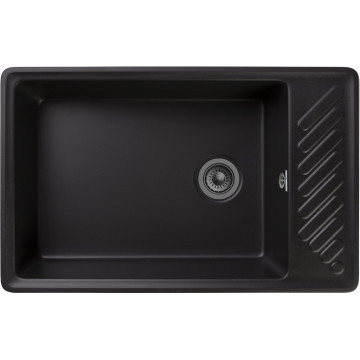 Мойка кухонная GranFest Quarz GF-ZL-51 черный