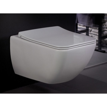 Унитаз подвесной Villeroy Boch Venticello 4611R0R1 + 9M80S101 Slimseat